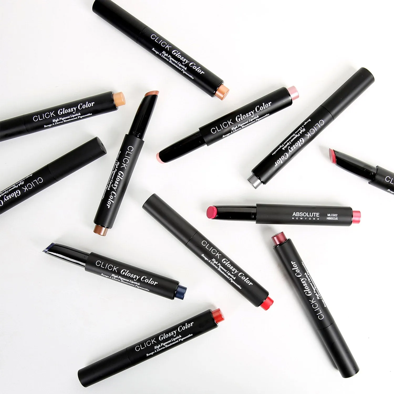 Absolute New York Click Glossy Color Lipstick