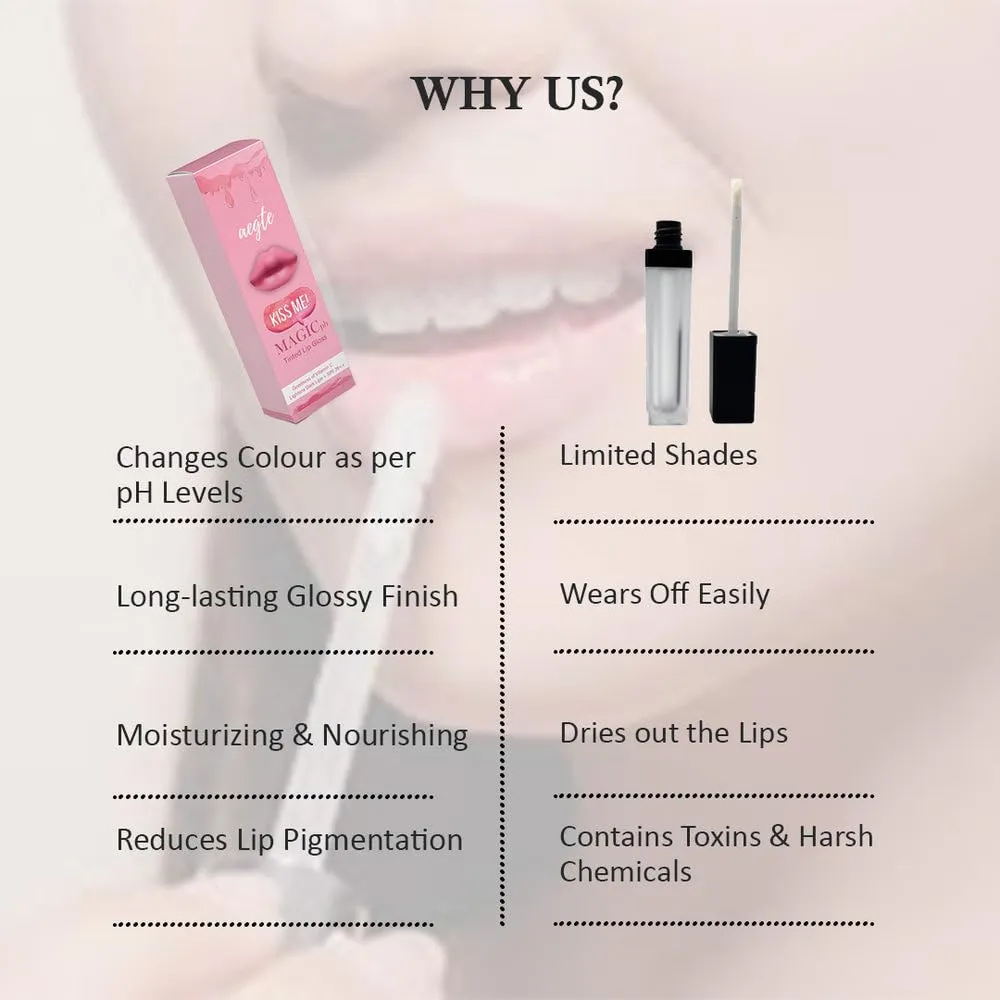 Aegte Kiss Magic pH Tinted Lip Gloss with SPF 25  
