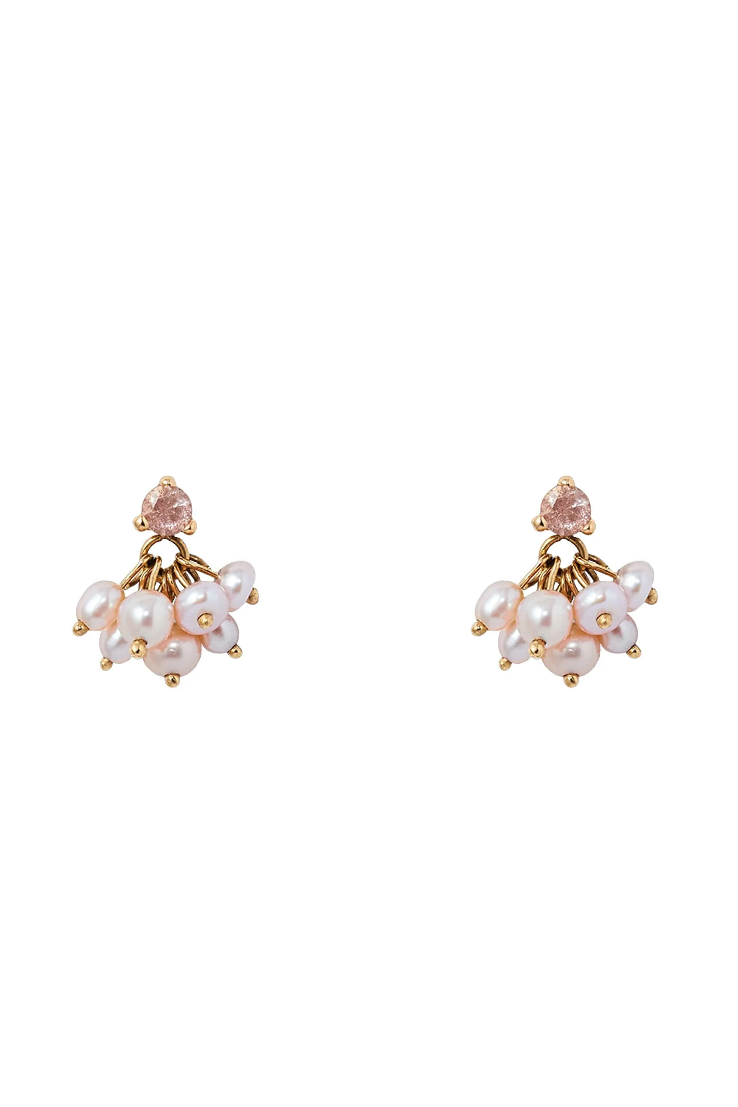Blush Pearl Cloudburst Earrings