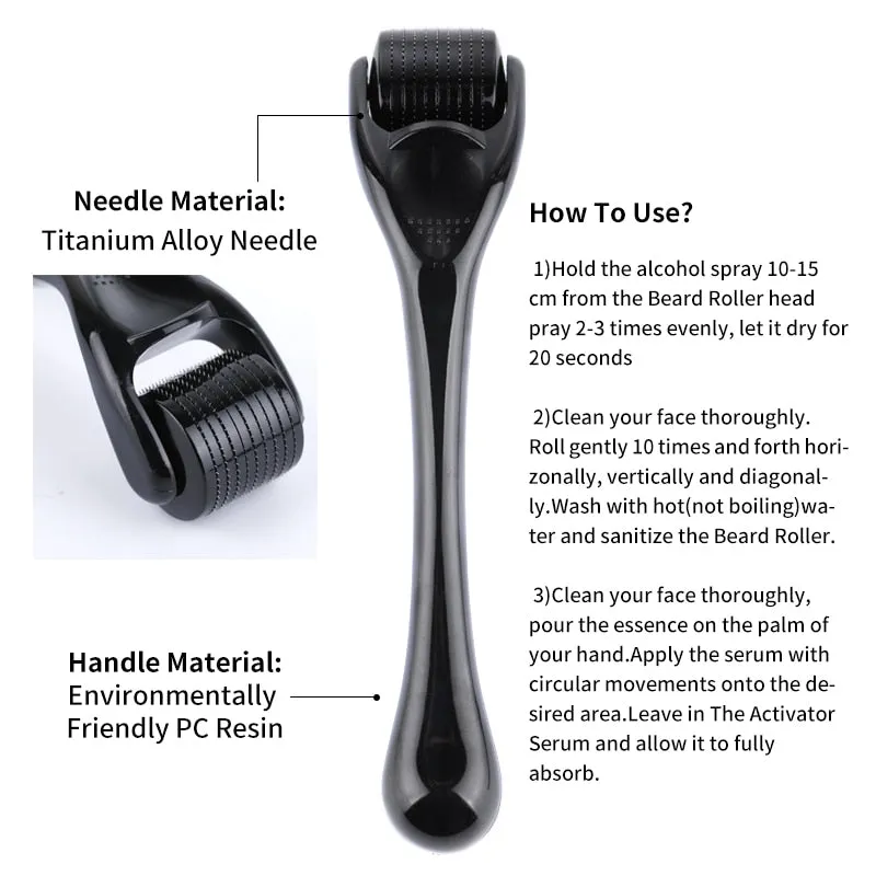 DARSONVAL DRS 540 Beard Derma Roller Titanium