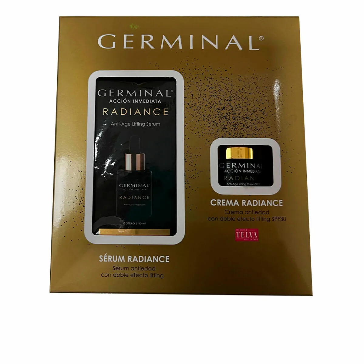 Day Cream Germinal AcciÃ³n Inmediata Radiance Serum Anti Age Lote 2 Pieces