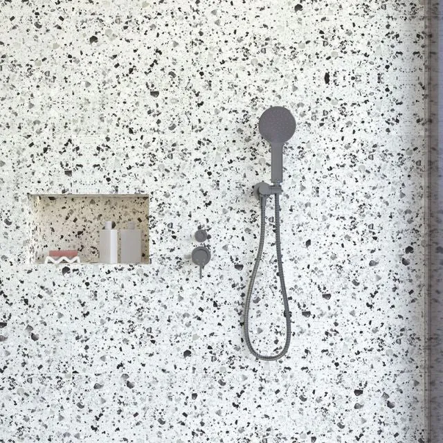 Fienza Kaya Hand Shower Round Plate Gun Metal