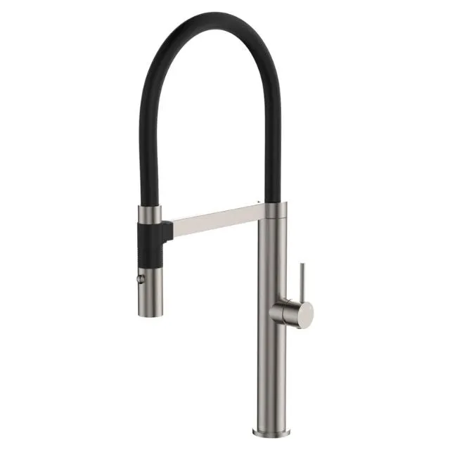 Fienza Kaya Pull Down Sink Mixer Brushed Nickel