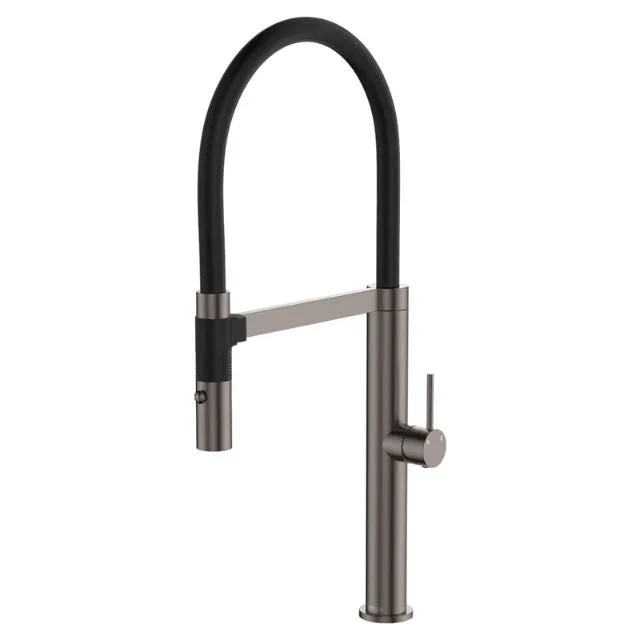 Fienza Kaya Pull Down Sink Mixer Gun Metal