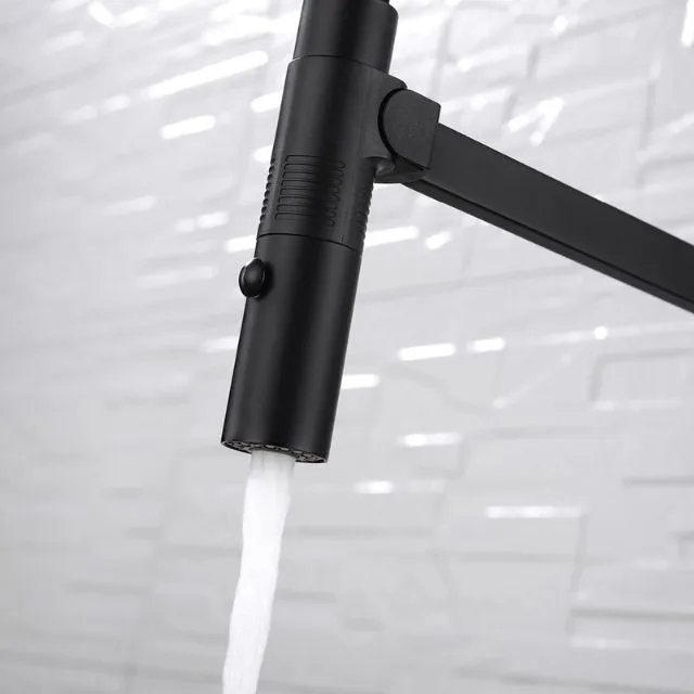 Fienza Kaya Pull Down Sink Mixer Matte White Mixed