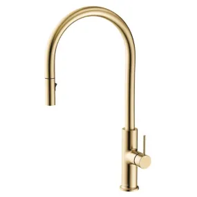 Fienza Kaya Pull Out Sink Mixer Urban Brass