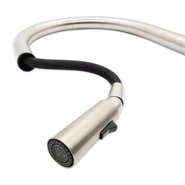 Fienza Kaya Pull Out Sink Mixer Urban Brass