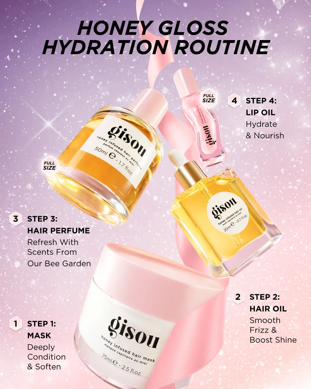 Gisou - Honey Gloss Hydration Heroes Gift Set