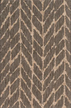 Isle Rug in Charcoal & Mocha