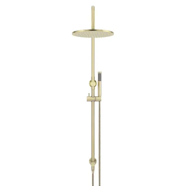 Meir Gooseneck Shower Set with 300mm rose, Single-Function Hand Shower Tiger Bronze