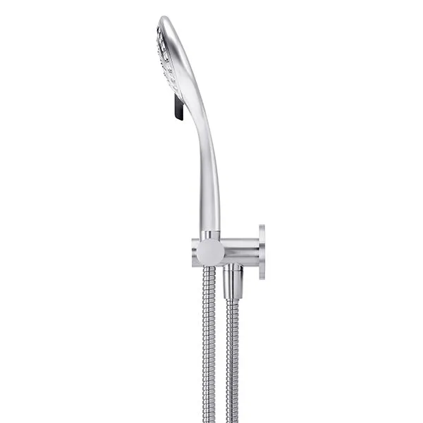 Meir Round 3 Function Hand Shower on Swivel Bracket Chrome