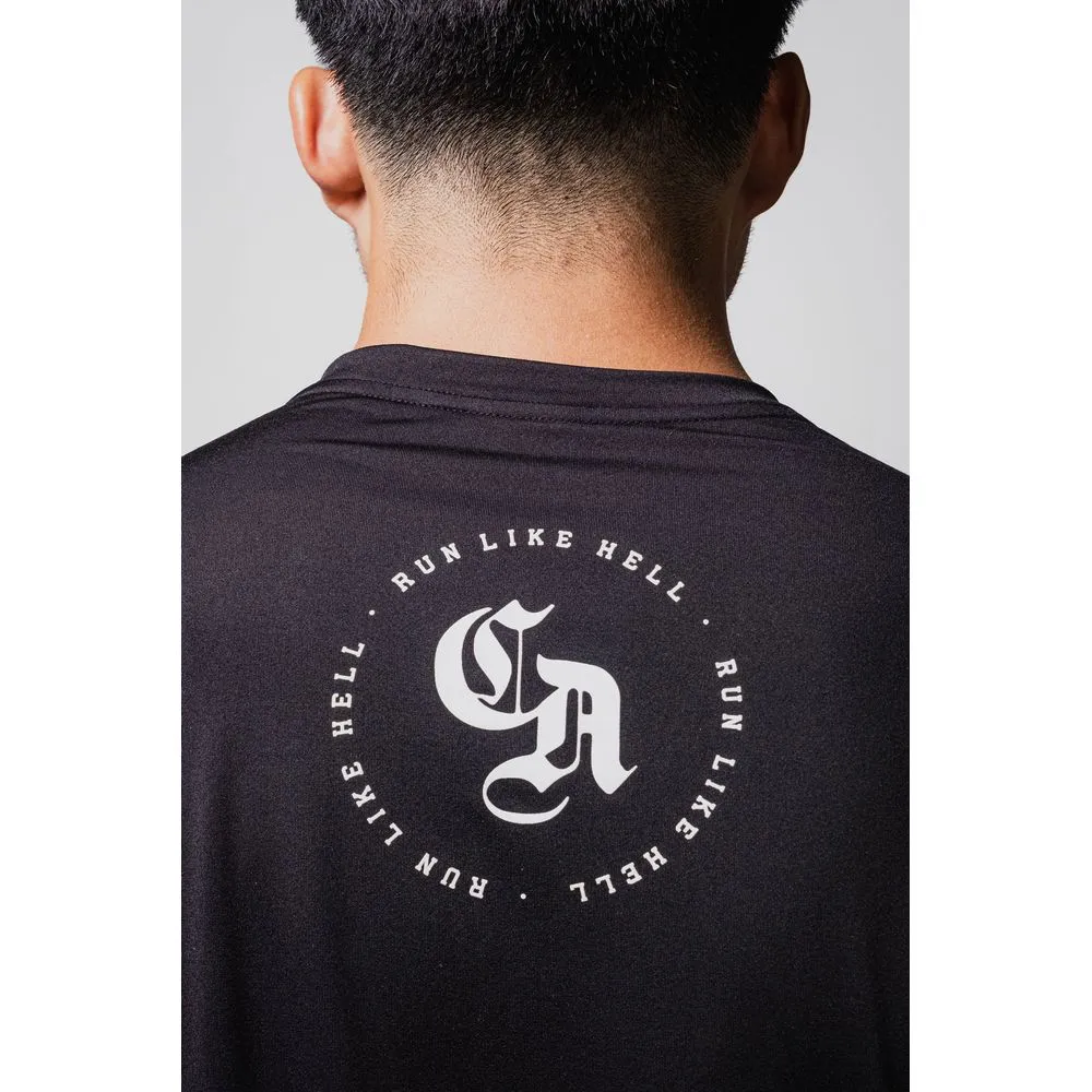 Mens CA Nike Element Dri-FIT Running Crew Top - Black