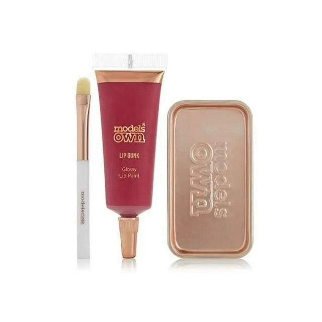Models Own Lip Gunk Metallic Lip Paint - Sunset No.09 Pink Lipgloss Makeup Cosmetic Beauty