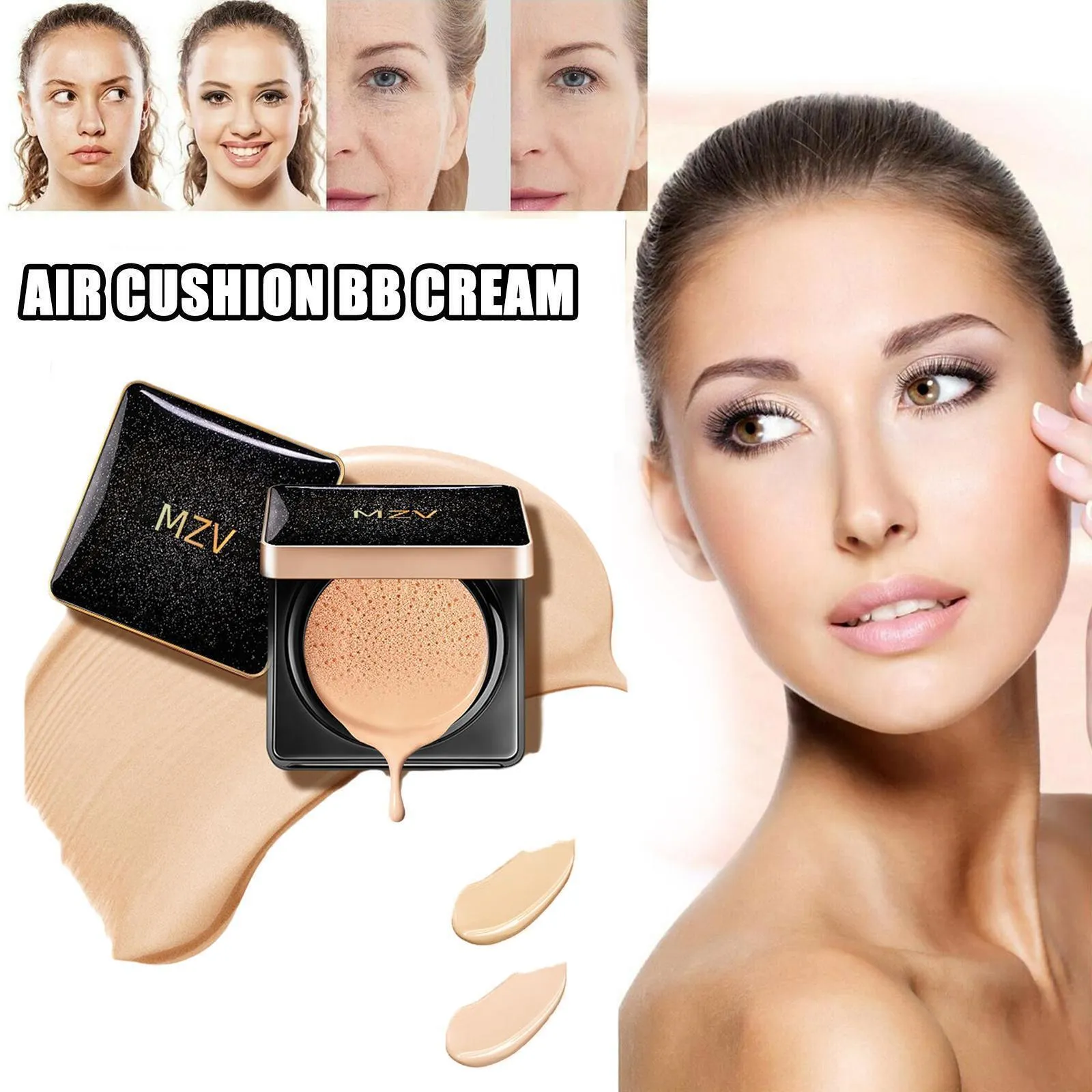 MZV Air Cushion BB Cream Moisturizing Makeup Concealer Lasting Foundation Long