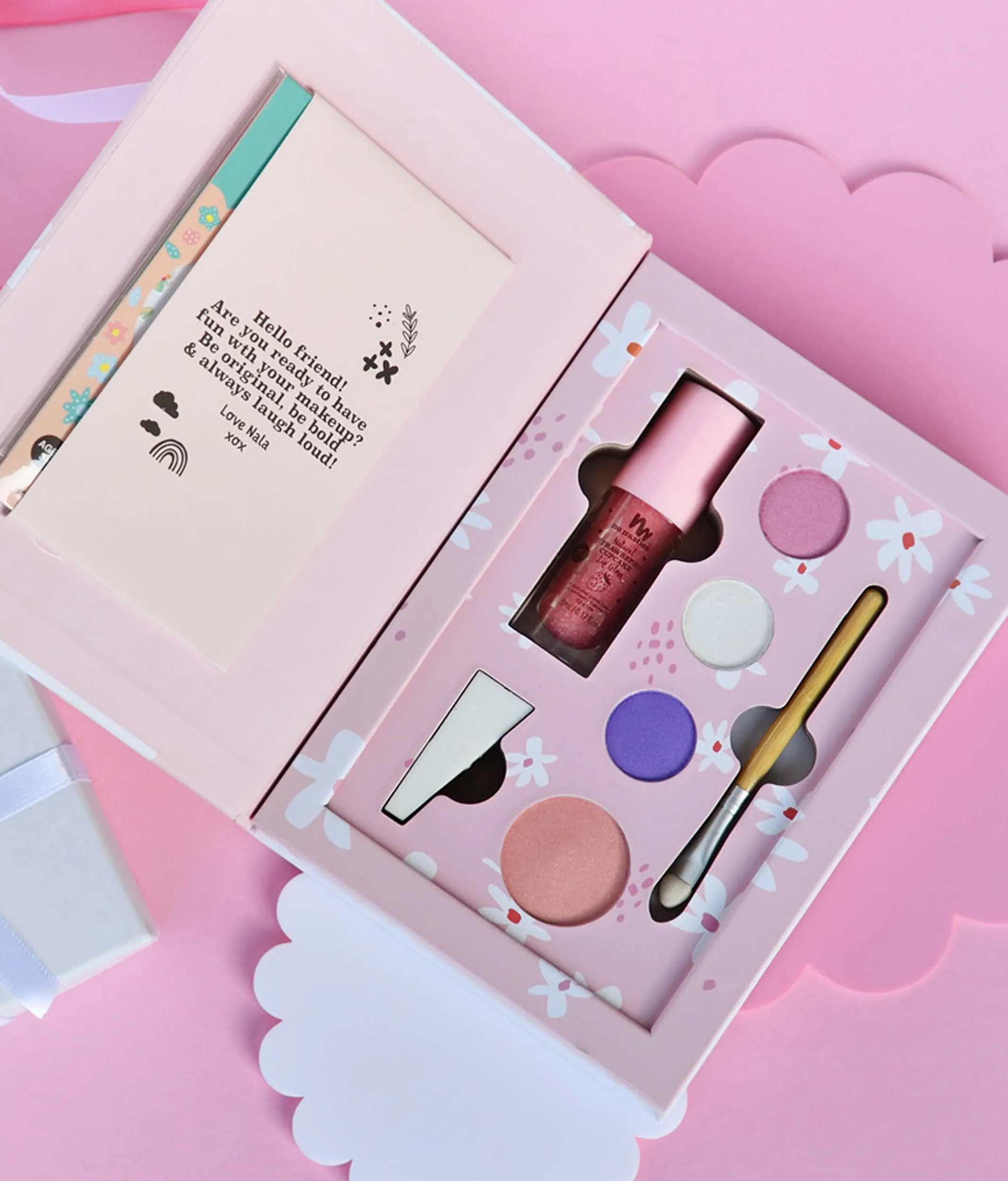 Natural Girls Makeup Palette Kit, Nala Pink