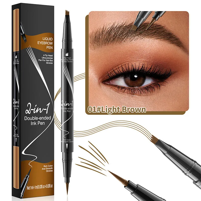 New Forked Dual-ended Liquid Eyebrow Pencil
