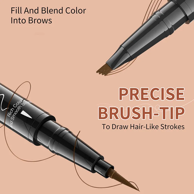 New Forked Dual-ended Liquid Eyebrow Pencil