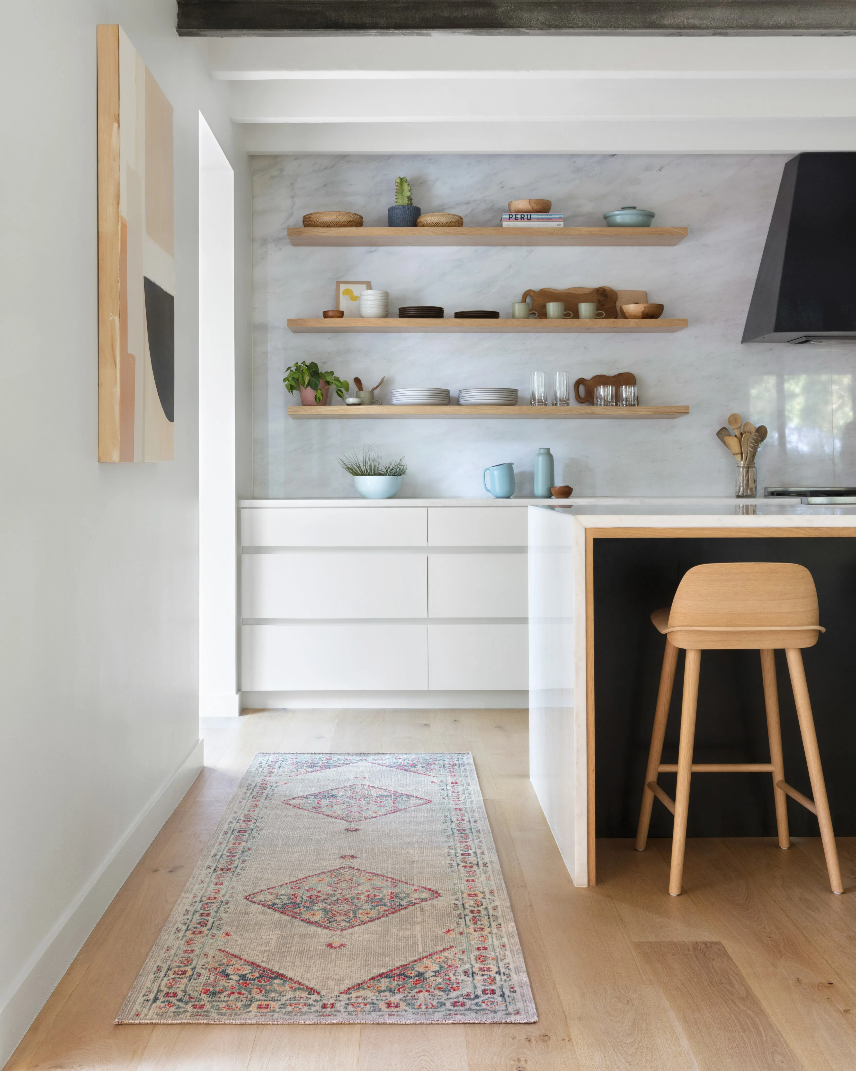 Nour Rug in Stone & Multi