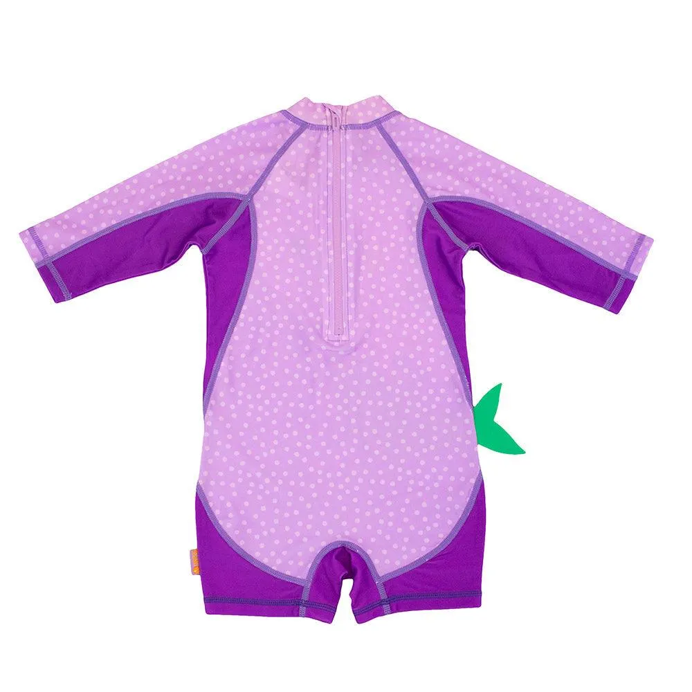 One Piece Rash Guard  Surf Swimsuit - Mermaid