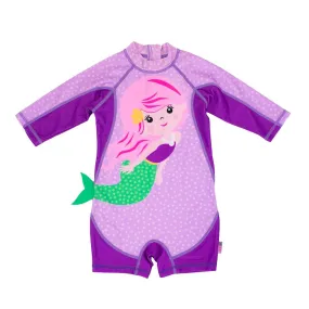 One Piece Rash Guard  Surf Swimsuit - Mermaid