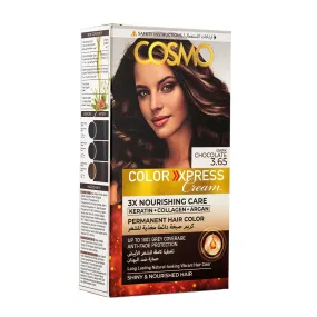 PERMANENT HAIR COLOR COOL 3.65 DARK CHOCOLATE