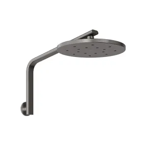 Phoenix Tapware Oxley High-Rise Shower Arm & Rose Brushed Carbon