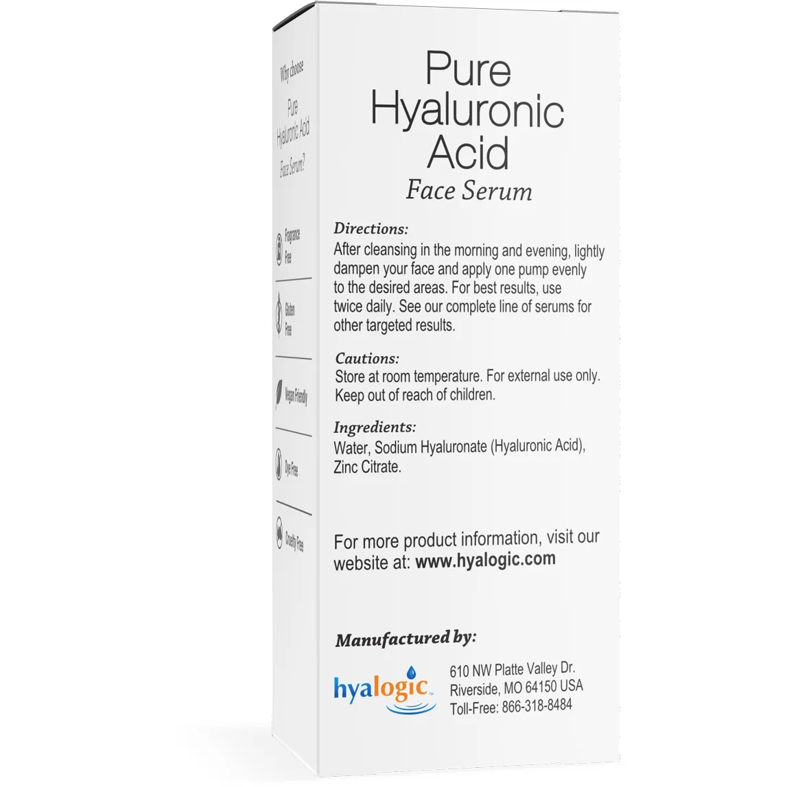 Pure Hyaluronic Acid Serum by Hyalogic