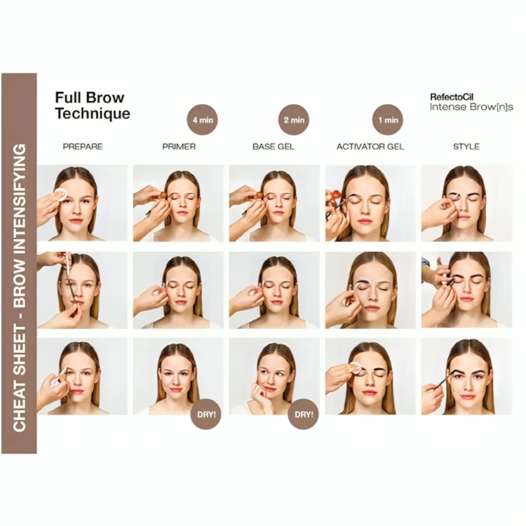 RefectoCil Intense Brow(n)s Base Gel - Deep Brown