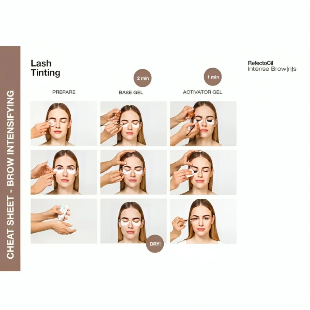 RefectoCil Intense Brow(n)s Base Gel - Deep Brown