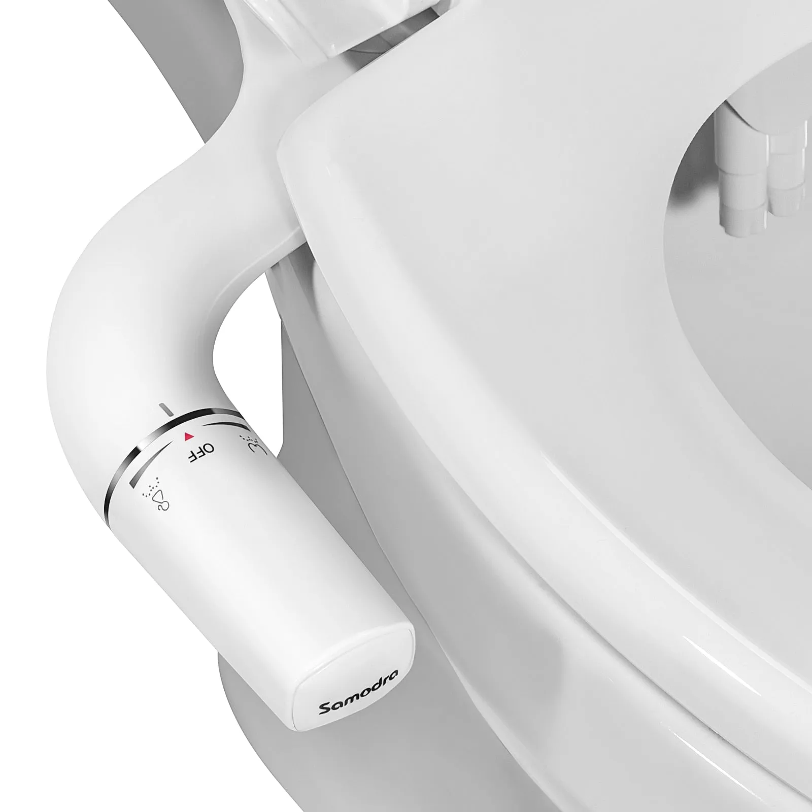 SAMODRA Right/Left Hand Toitet Bidet Sprayer Non-Electric Dual Nozzle Bidet Toilet Seat Hygienic Shower For Bathroom Accessories