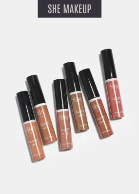 S.he Makeup Glossy Lips- Nudes