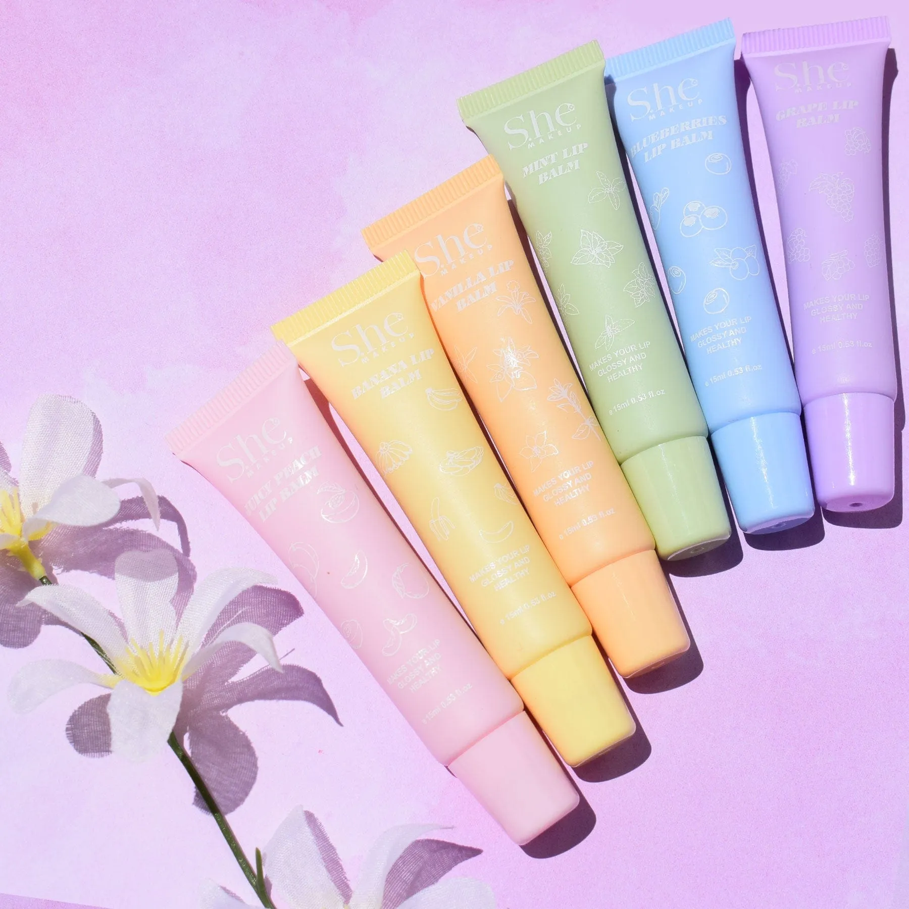 S.he Pastel Lip Balm