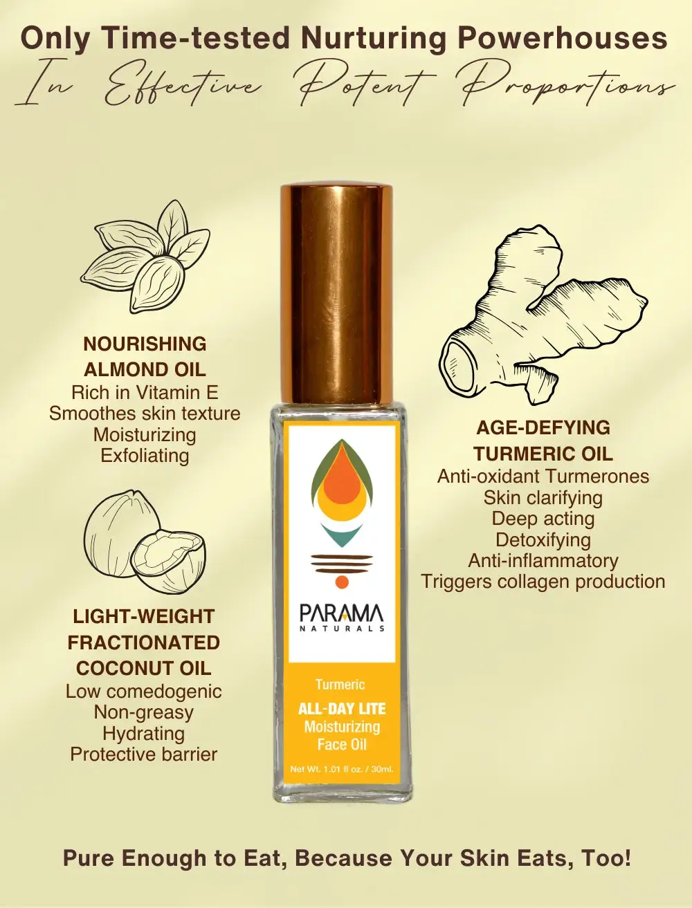 Turmeric ALL-DAY LITE Moisturizing Face Oil