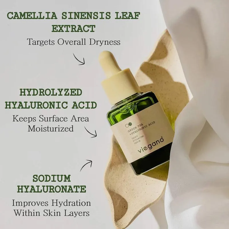 [Viegano] Green Tea   Hyaluronic Acid Vegan Hydrating Serum 35ml