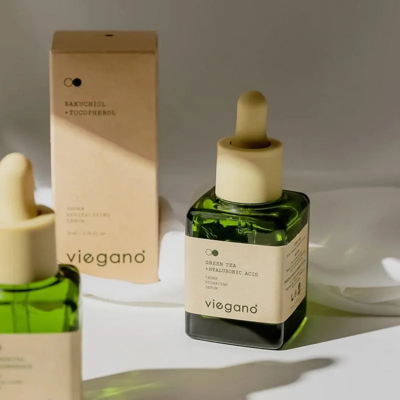 [Viegano] Green Tea   Hyaluronic Acid Vegan Hydrating Serum 35ml