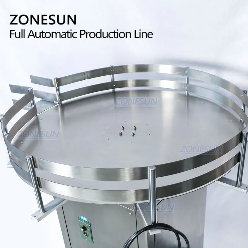 ZS-FAL180A5 Automatic 4 In 1 Essential Oil Vial Small Bottle Filling Capping Machine With Cap Feeder